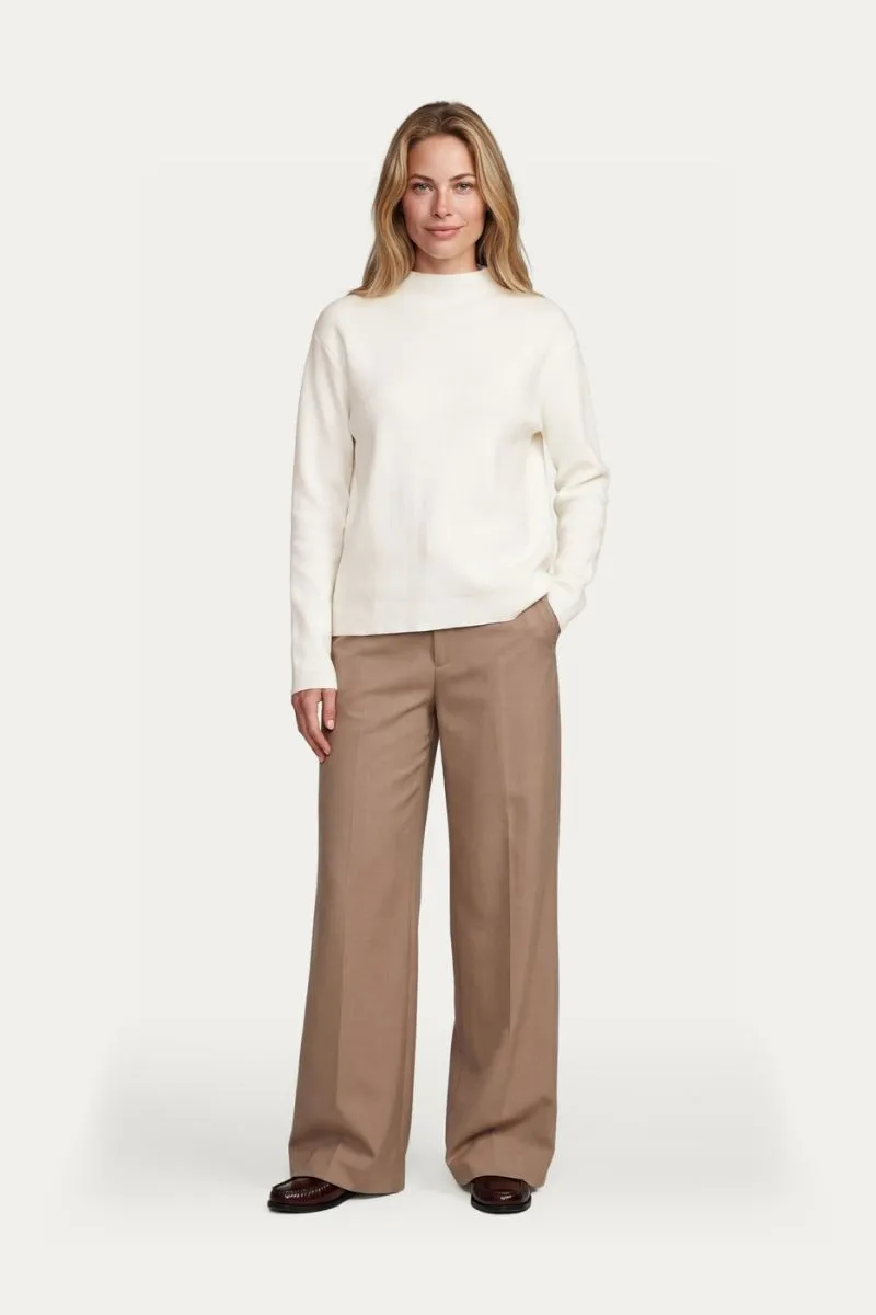 G-maxx Willaine Knit Top, wollen top in wit